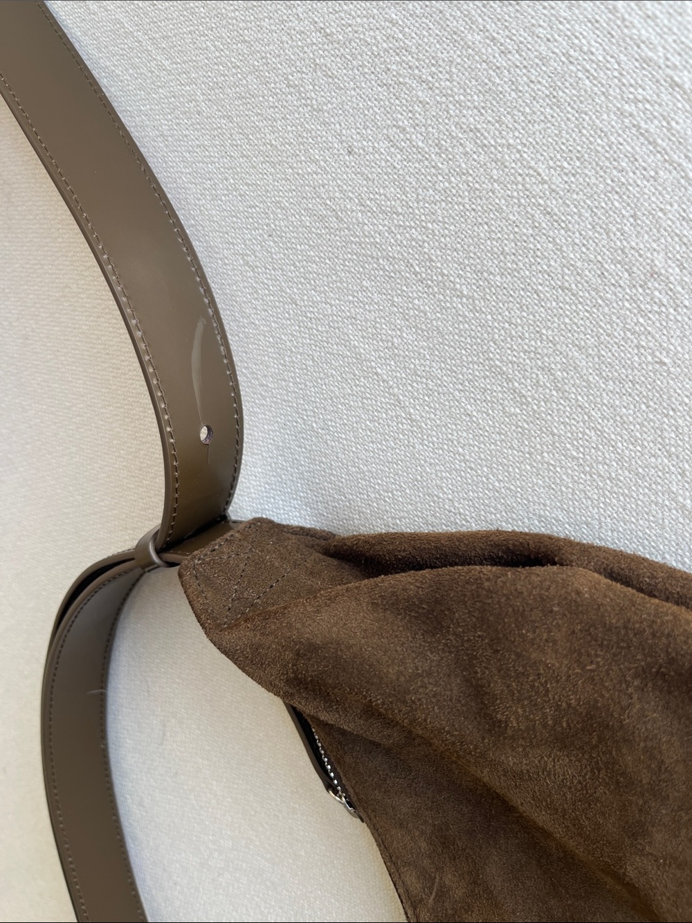 Nothing Written Suede Shoulder Bag - Picture 3 of 5
